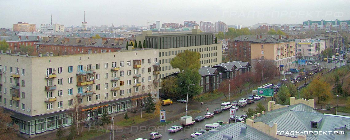 Панорама застройки по ул. Маяковского
