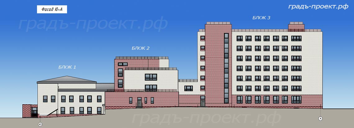 Фасад 28-1 комплекса КемГУ