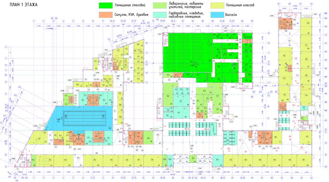 План 1 этажа школы План 1 этажа школы